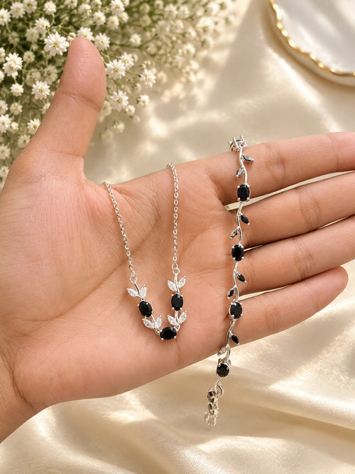 Tulip Necklace+Tulip Bracelet Set 🌷✨